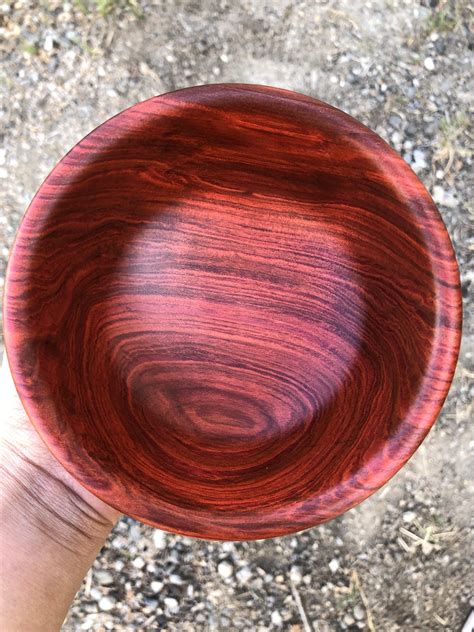 Got lucky with this redheart wood! : r/turning