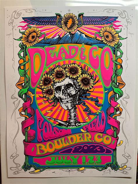 "Dead & Company" Folsom Field 2023 Boulder, Colorado | Richard Biffle Art