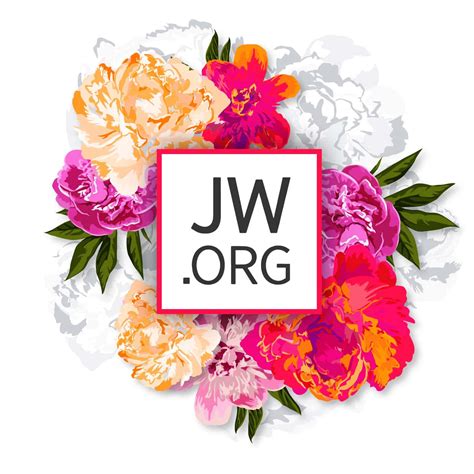 Download Flower Bouquet JWorg Logo Wallpaper | Wallpapers.com