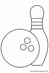 Bowling Pins Coloring Sheet  ClipArt Best sketch template