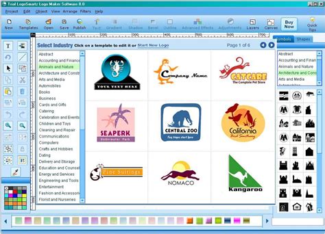 Logosmartz Logo Maker Software Software Informer: Screenshots