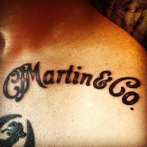 Martin Guitar Tattoo | Guitar tattoo, Music tattoos, Tattoos