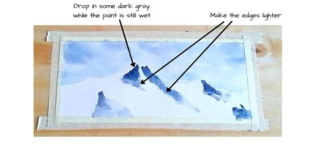 Simple Watercolor Mountain Tutorial for Beginners - My Art Aspirations