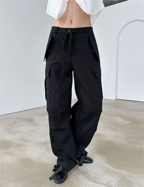 parachute cargo pants (3color)