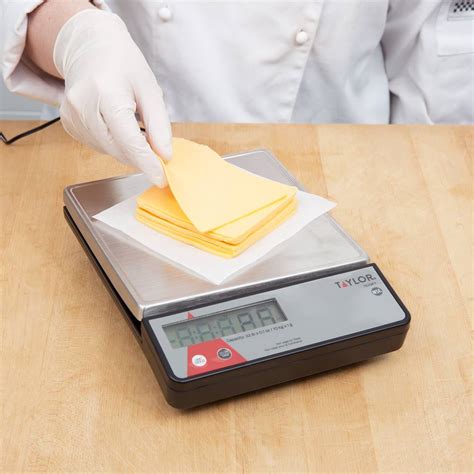 Taylor TE22FT 22 lb. Digital Portion Control Scale - baggways