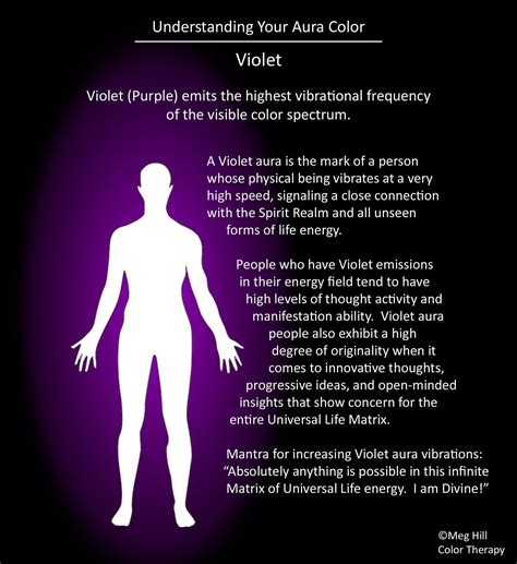 Understanding your Aura color: Violet | Aura colors meaning, Aura colors, Violet aura