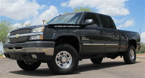 2004 Chevy Duramax Diesel 2500hd Crew Short Bed 4x4 Az