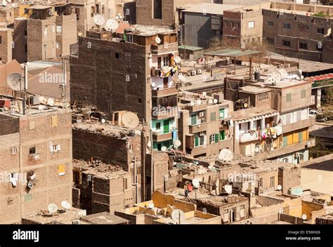 Cairo, Egypt - Roofs of slum buildings in downtown Cairo Stock Photo - Alamy