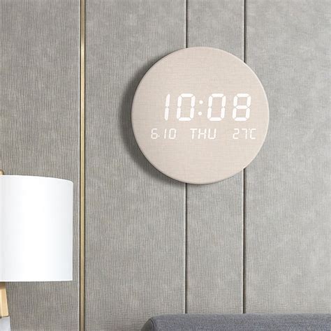 Wooden Aura LED Wall Clock | Premium Materials | Best Gift Choice