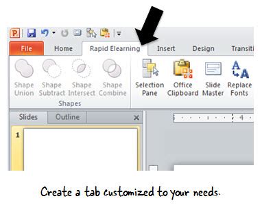 How to Create a Rapid E-Learning Tab in PowerPoint | The Rapid E-Learning Blog