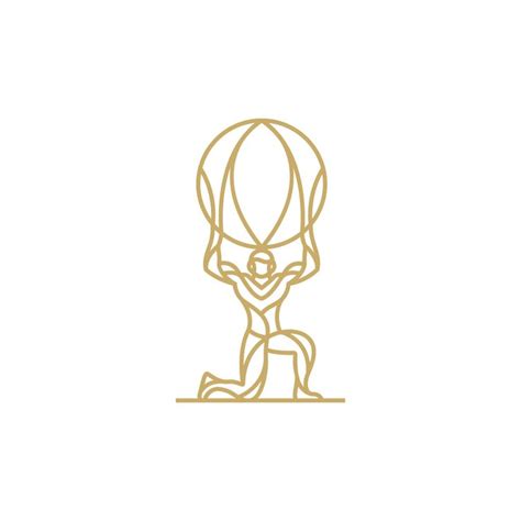 Golden Atlas Logo Lines Atlas Logo | Graphic design logo, Logo design ...