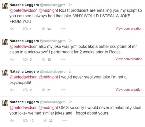 Pete Davidson, Natasha Leggero Twitter Battle Over Bieber Roast Joke ...