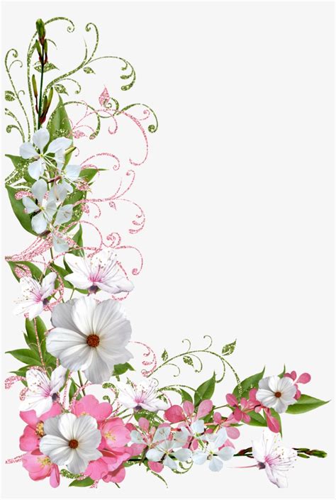 Flower Border Frame Png - Infoupdate.org