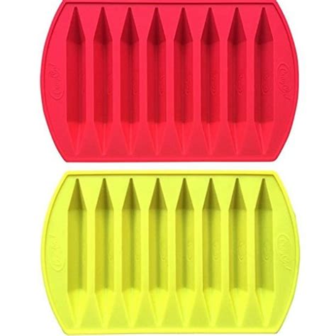 Crayon Double Tipped, Triangular Silicone Crayon Molds (2 Pack ...