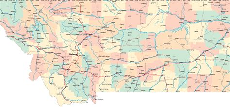 Montana Road Map - MT Road Map - Montana Highway Map