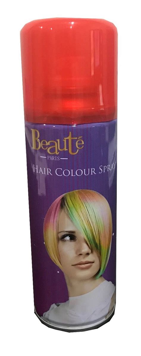 Hair colour Fluro Coloured Hair Spray paint Temporary washable removable 150ml | eBay