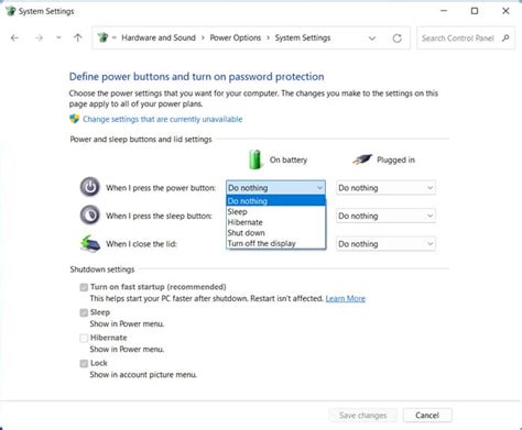 How To Change Windows 11 Power Button Settings