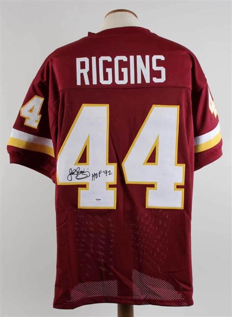 John Riggins Autographed Jersey - – COA PSA DNA