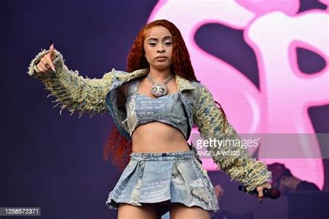 US rapper Ice Spice performs during the 2023 Governors Ball Music... News Photo - Getty Images