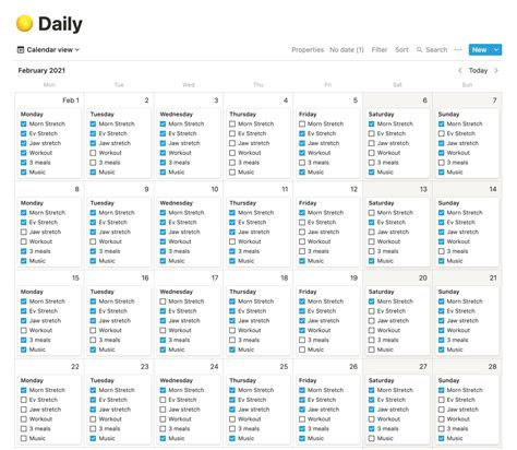 Notion Habit Tracking: Update 2 | Brad Frost