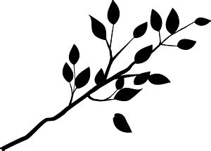 Tree branch silhouette - Free Vector Silhouettes | Creazilla