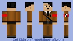 Adolf Hitler Minecraft Skin