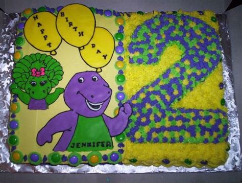 Barney Birthday Cake - CakeCentral.com