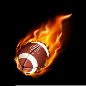 Free Flaming Football Clipart | Free Images at Clker.com - vector clip art online, royalty free ...