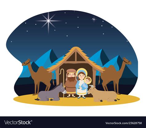 The Nativity Cartoon The three protagonists find themselves in judea ...