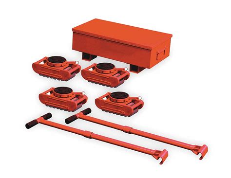 DAYTON Machine Roller Kit, 33,000 lb Load Capacity, 10 1/2 in x 5 3/4 in x 5 in - 2MPR1|2MPR1 ...