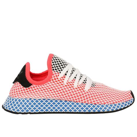 adidas Originals Adidas Deerupt Runner Sneakers In Knit And Mesh Stretch Net Effect in Orange ...