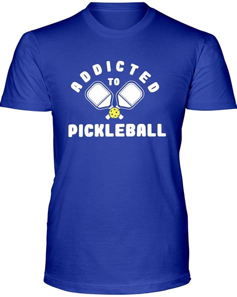 Addicted to Pickleball - Unisex 50/50 Tshirt | Pickleball products, Pickleball, Pickleball tshirts