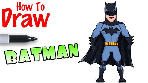 How to Draw Batman - YouTube