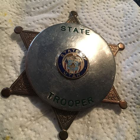 Collectors-Badges Auctions - Utah State Police Trooper