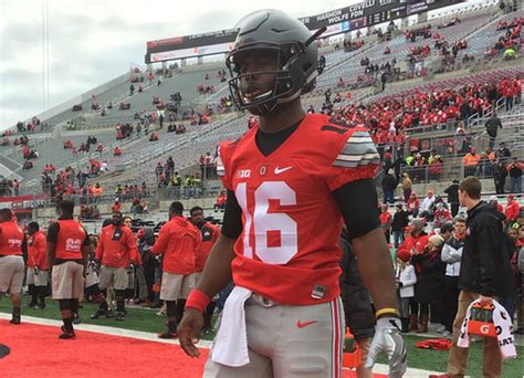 Ohio State Buckeyes wearing alternate uniforms, helmets for game ...