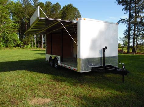 COLONY'S 16 FOOT ENCLOSED WOOD FIRED PIZZA TRAILER #750 - Xtra Tuff ...