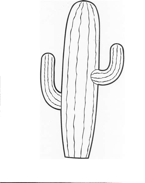 Free Printable Cactus Coloring Pages