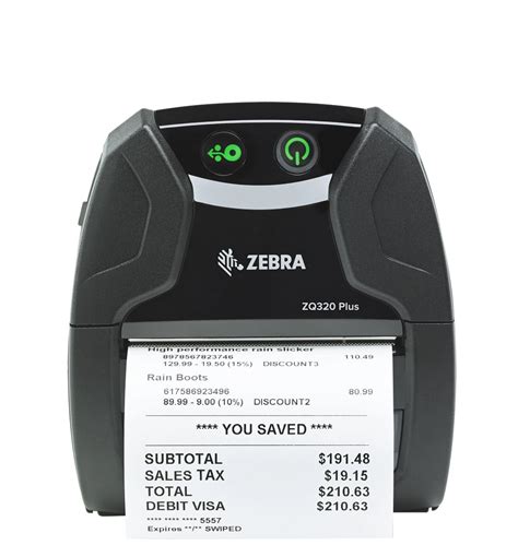 ราคา ZQ320 Mobile Receipt Printer เครื่องพิมพ์ใบเสร็จไร้สาย Zebra ZQ320 ...