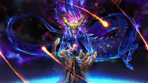 3440x1440px | free download | HD wallpaper: Aurelion Sol, League of ...