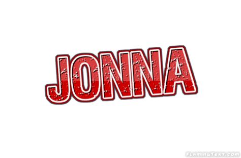 Jonna Logo | Free Name Design Tool from Flaming Text