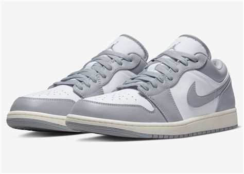 Air Jordan 1 Low Vintage Grey 553558-053 Release Date | SBD