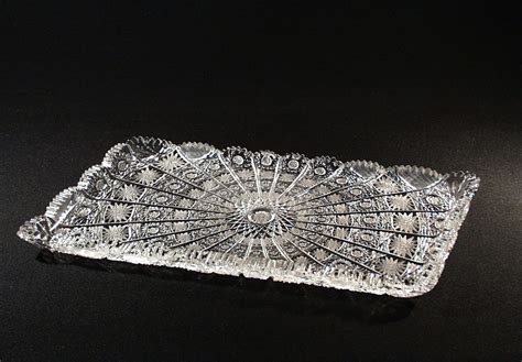 Rectangular Cut Crystal Tray | e-shop Crystal-treasury.com