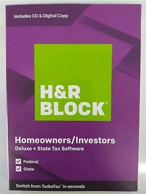 H&R BLOCK TAX RETURN PROGRAM FOR AT HOME on Mercari | Tax software, Hr ...