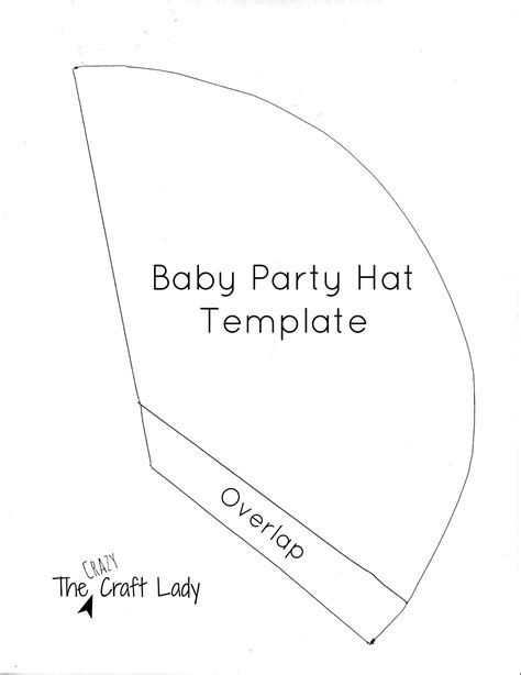 Baby Party Hat Template | DIY and Crafts