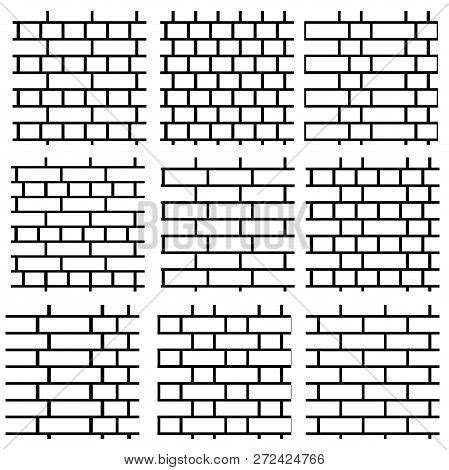 White Brick Wall Vector & Photo (Free Trial) | Bigstock