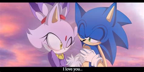 Sonic And Blaze Kissing