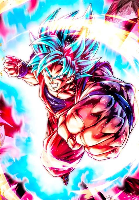 Goku Super Saiyan Blue kaioken Ultra rarity Dragon ball Legends in 2022 ...