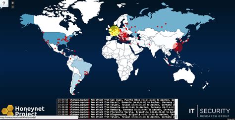 Map Of Global Cyberattacks, Created By Honeynet Project, Shows Where ...