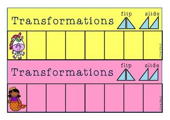 Transformations - Flip, Slide, Turn Games by 123 with Mrs B | TPT