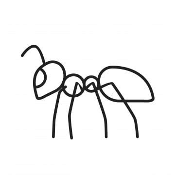 Ant Line PNG Transparent Images Free Download | Vector Files | Pngtree